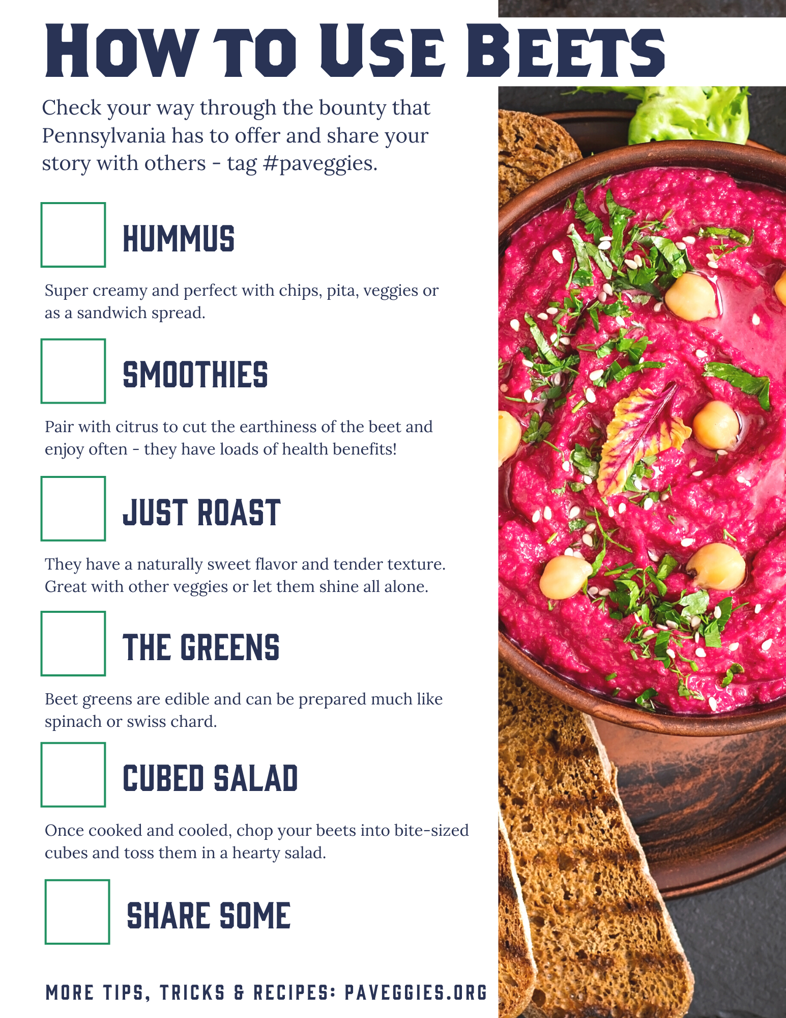 how to use beets