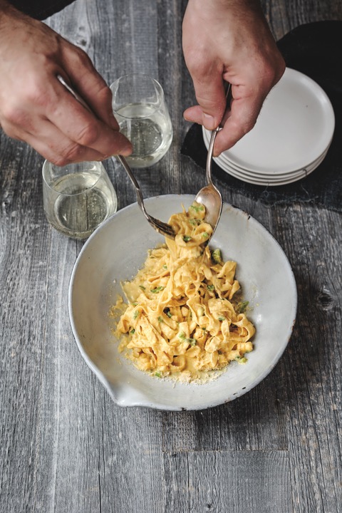 Marc Vetri - Fettucine with Corn Crema - Credit Ed Anderson