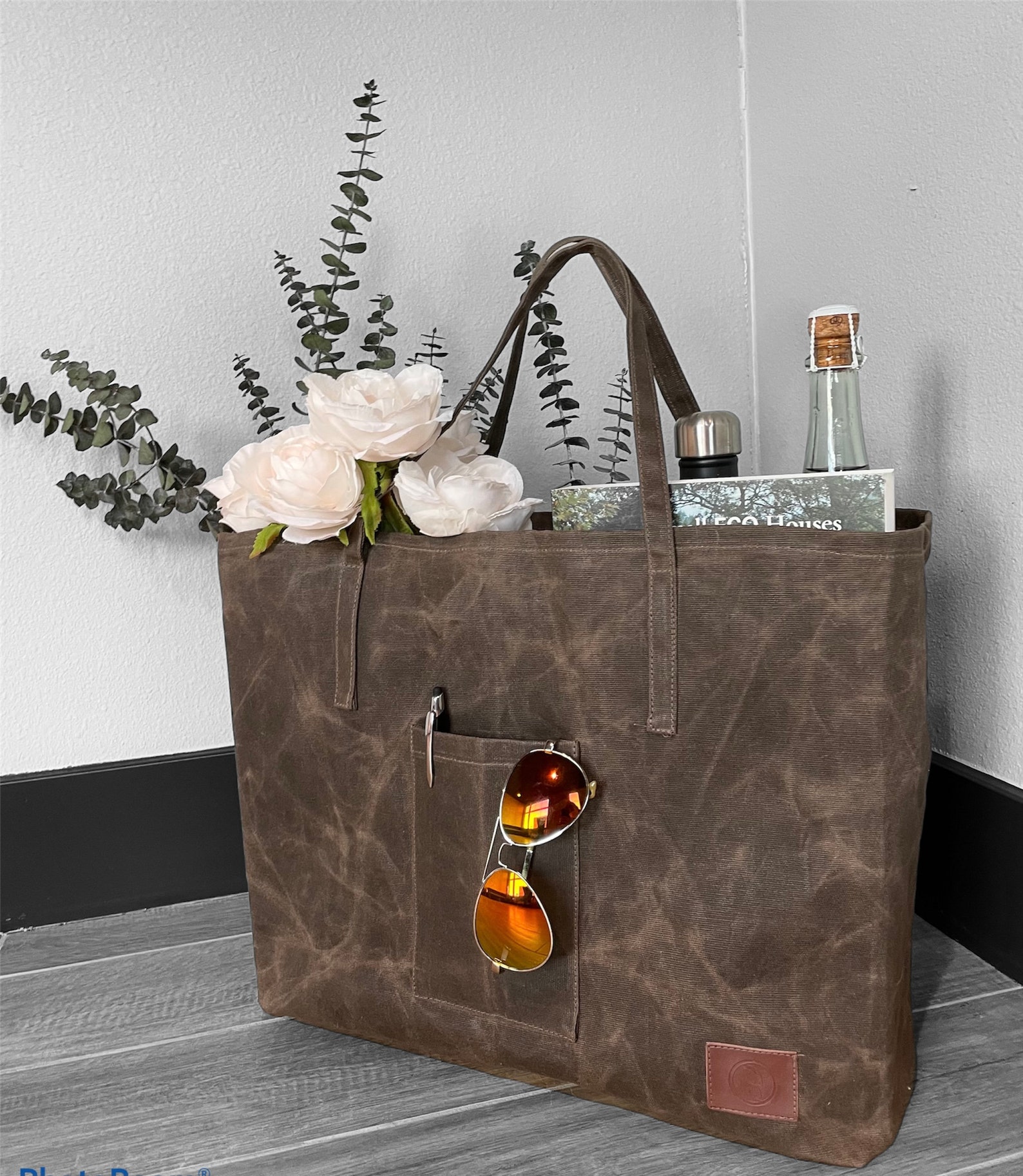 Heavy Duty Waxed Canvas Bag Tote