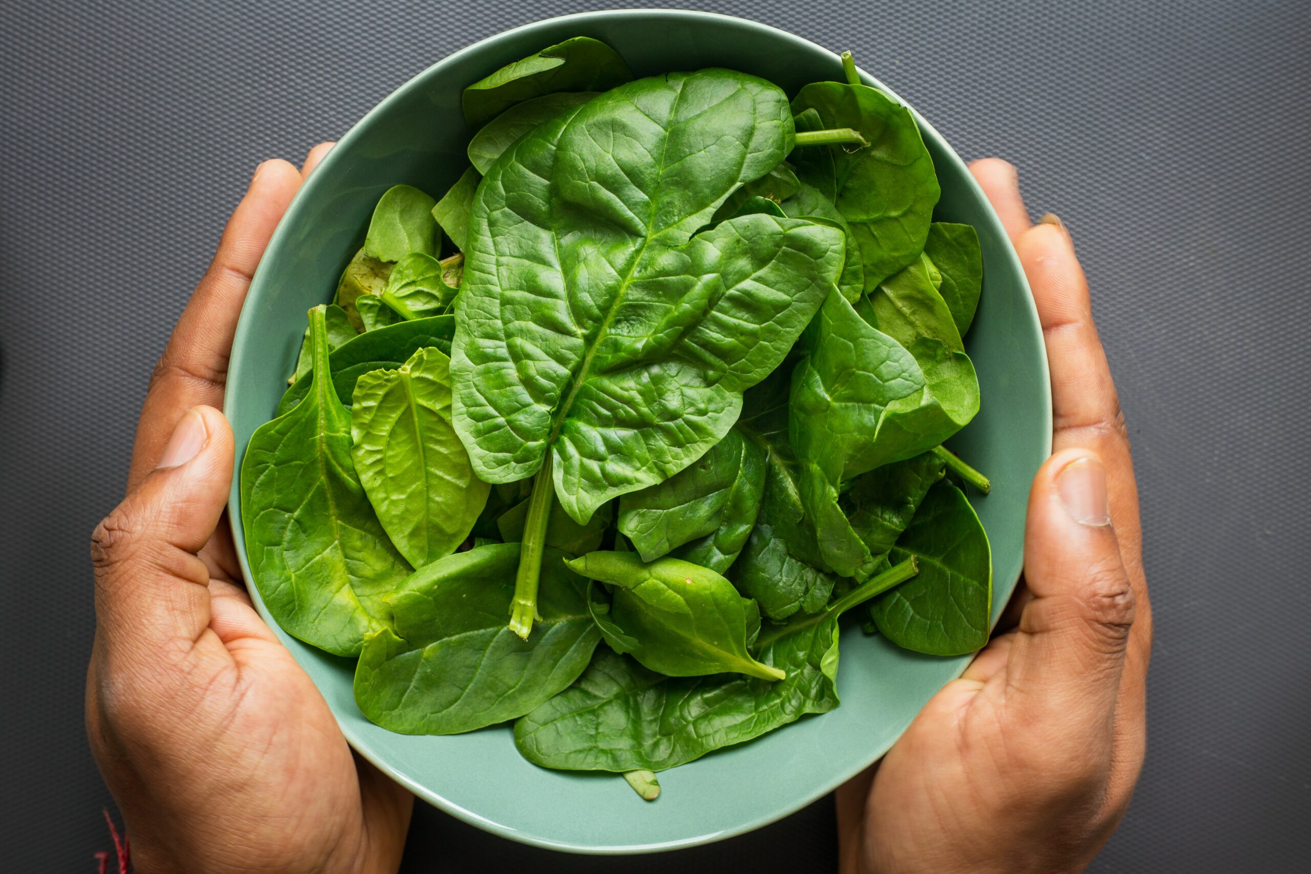 spinach Fresh spinach loses vitamin B & C within the first 24 hours of harvest